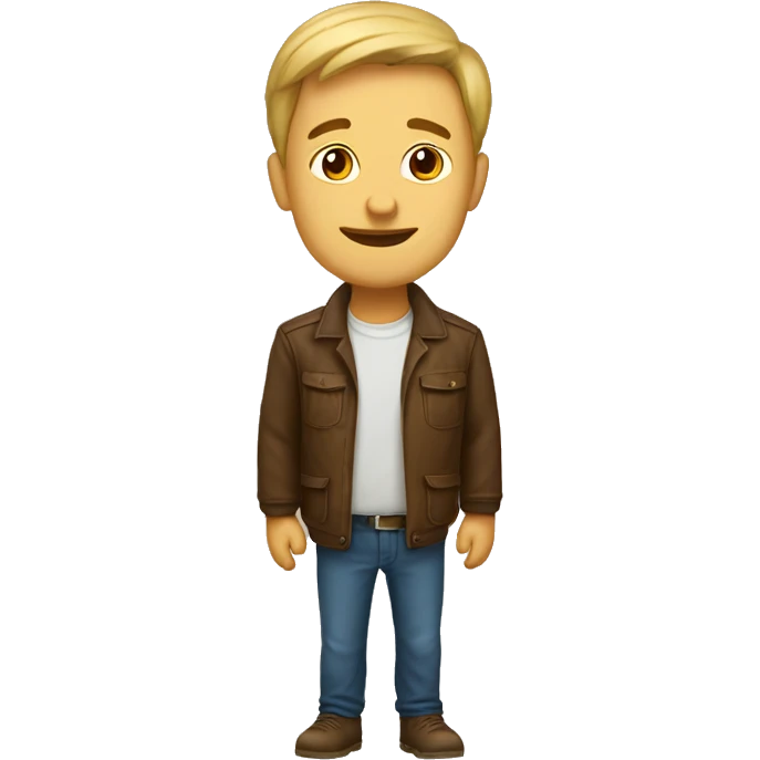 Коричневый пудель  emoji