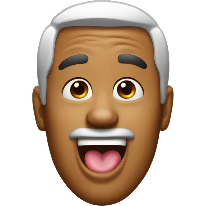 diddy with his tongue out  emoji