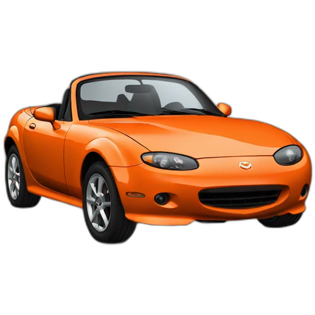 orange mazda miata nb2 emoji