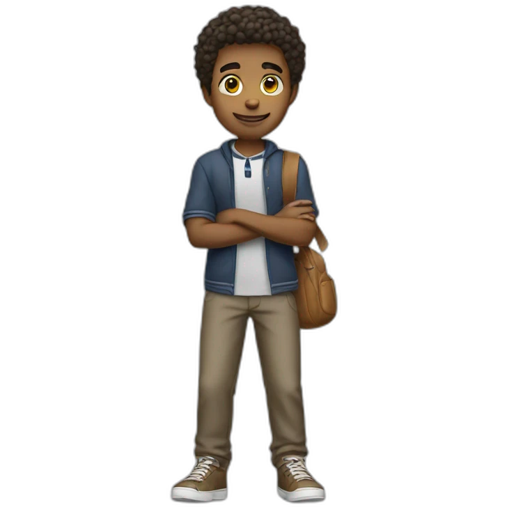 college boy full body emoji