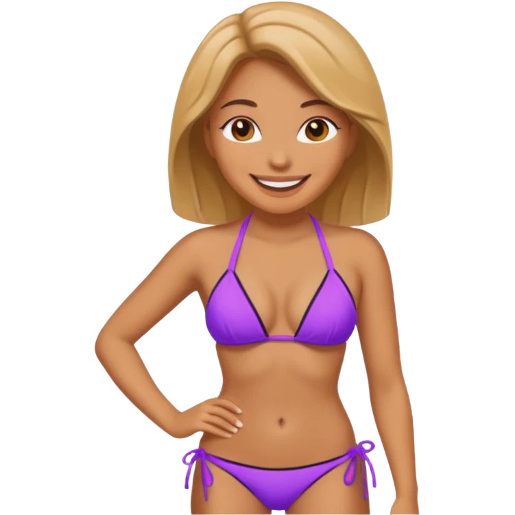 Bikinili kadın emoji