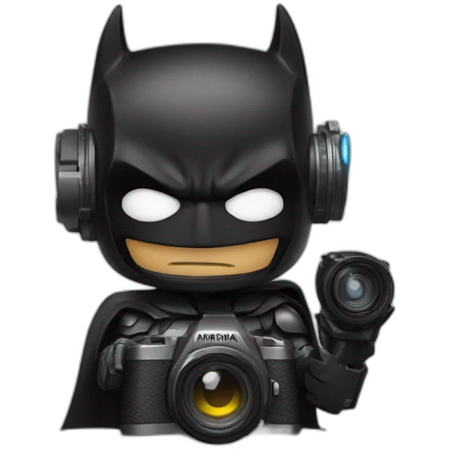 batman with a camera emoji