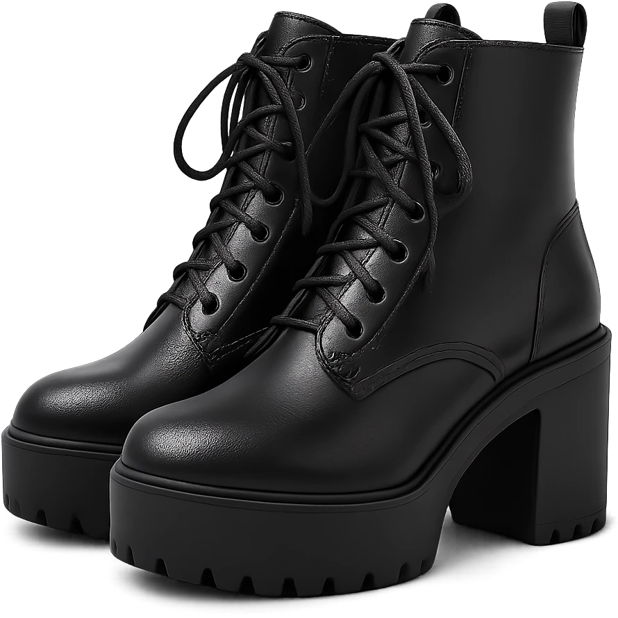 Blackpink idol boots, no background emoji