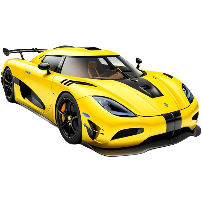 Koenigsegg Agera RS - Koenigsegg (Model Year: 2020) (Iconic colour: Yellow) emoji