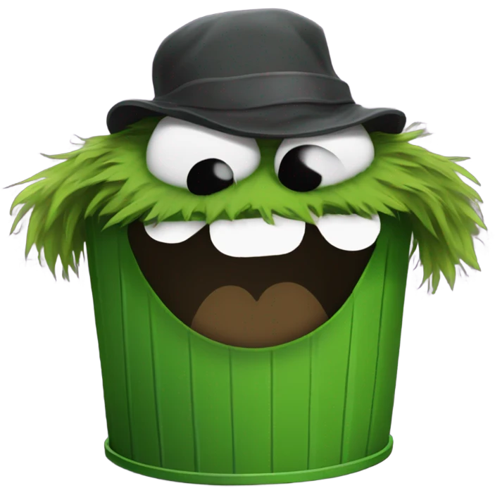 Oscar the grouch emoji