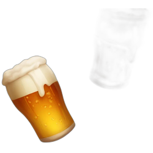 Dracaufeu qui bois une biere emoji
