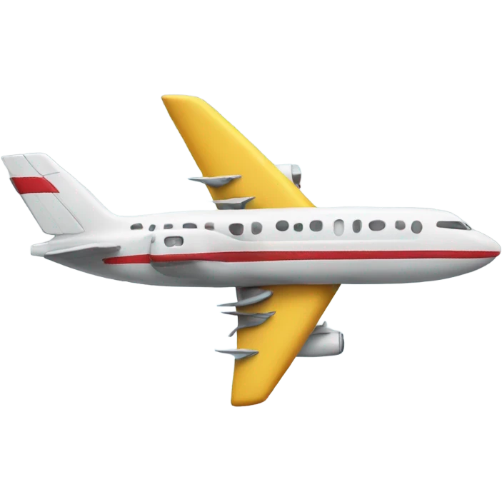 Burger plane emoji