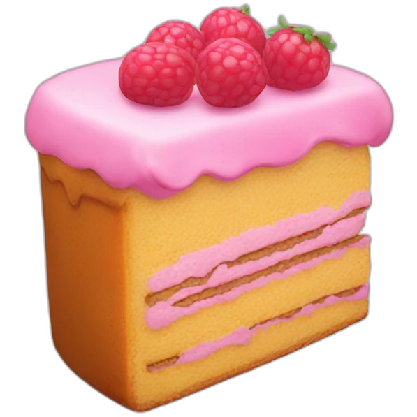 Torta rosa emoji