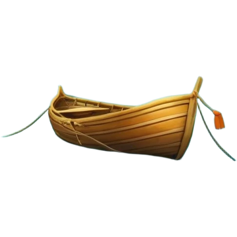 Рыжий шпиц держит в зубах оранжевый обруч emoji