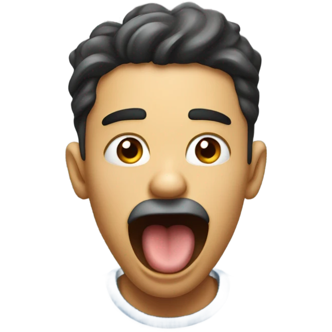 Mewing emoji