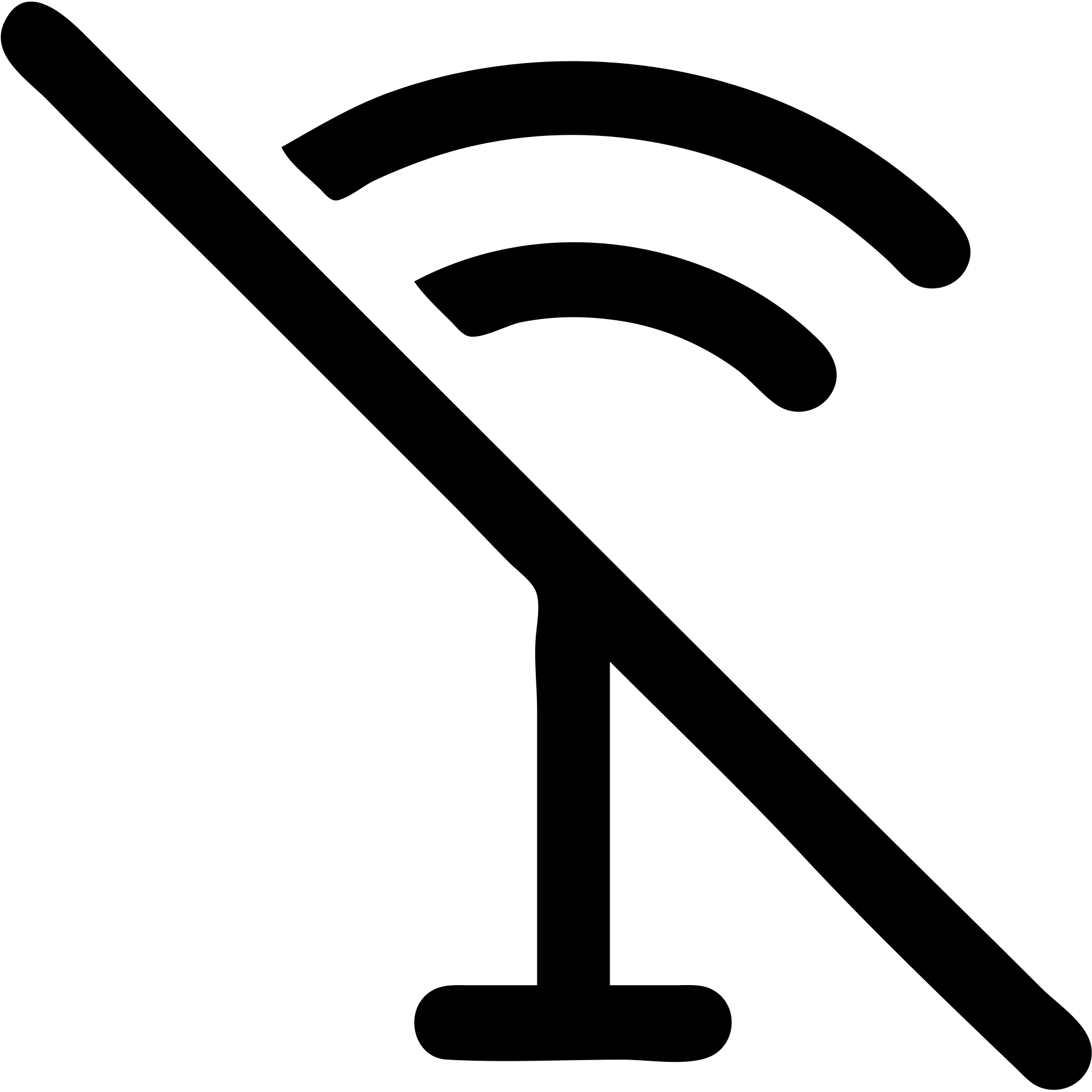 no signal icon with a crossed-out antenna emoji