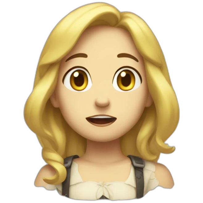 very cursed cartoon isabelle emoji