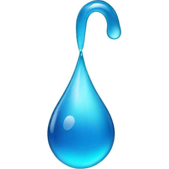 water drop emoji