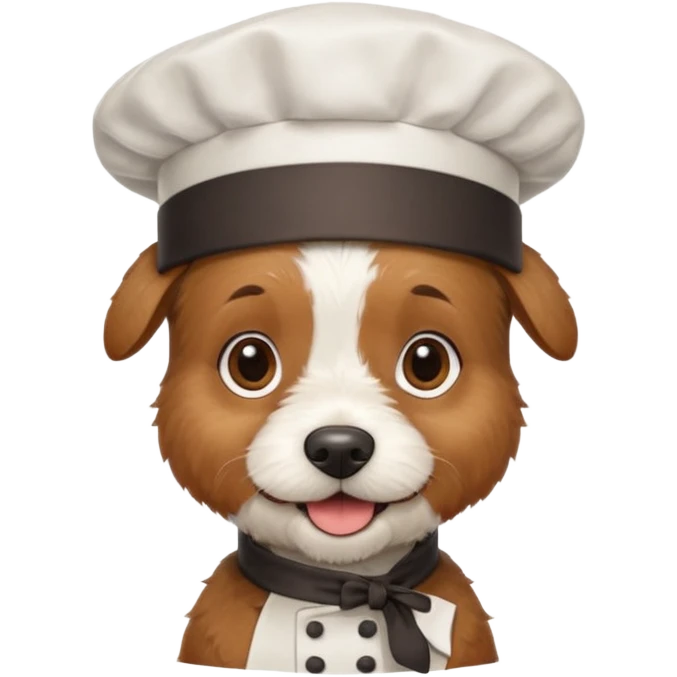 chef terrier dog emoji