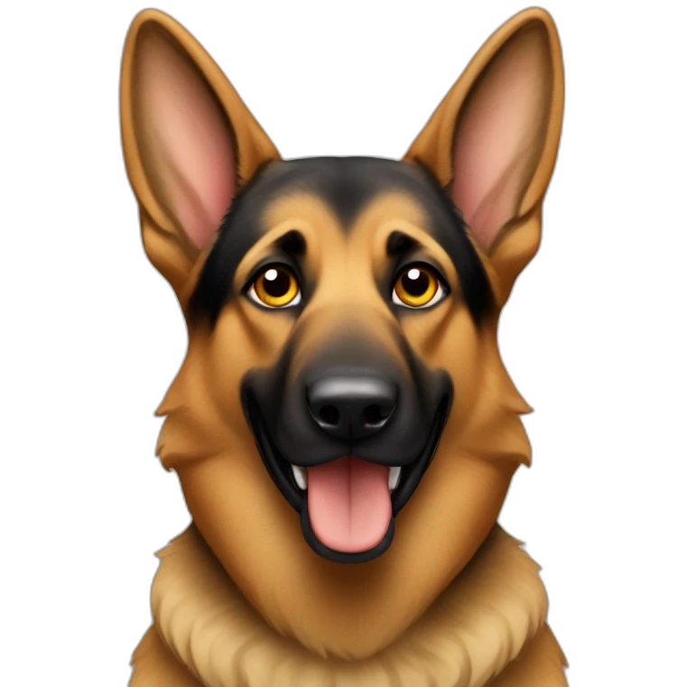 German Shepherd Dog rabbi emoji
