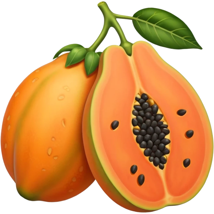 papaya emoji