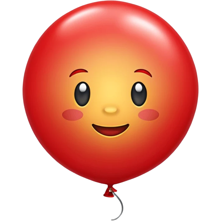 cartoon balloon emoji