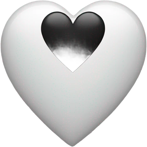 black heart shape emoji
