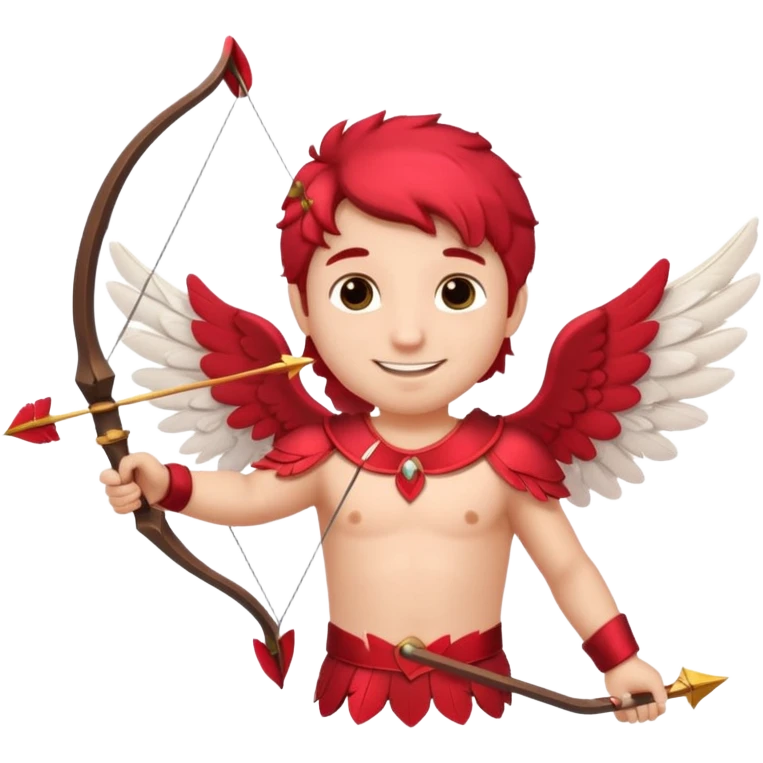 man with cupid clothes emoji