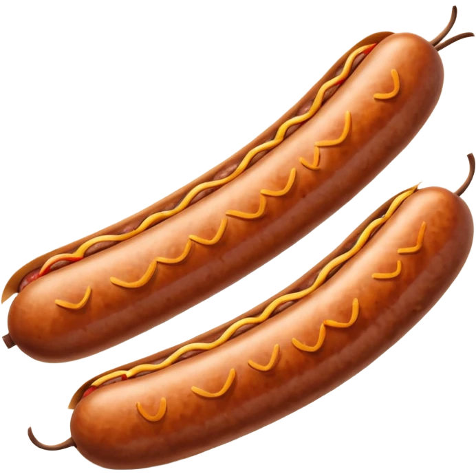 a single sausage emoji