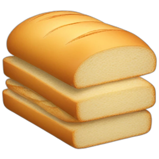 Stack of sandwich bread emoji