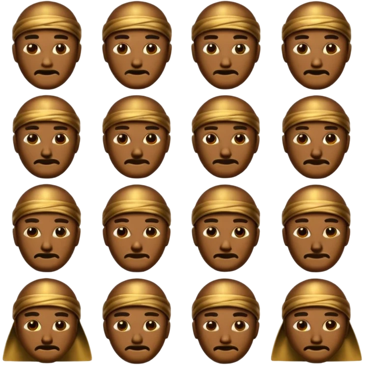 sanxingdui bronze man emoji set emoji