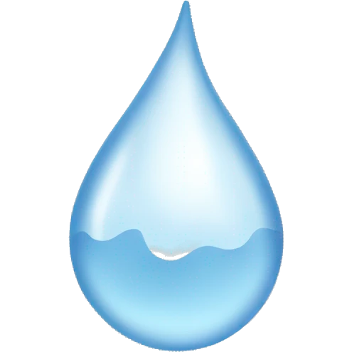 white water drops emoji