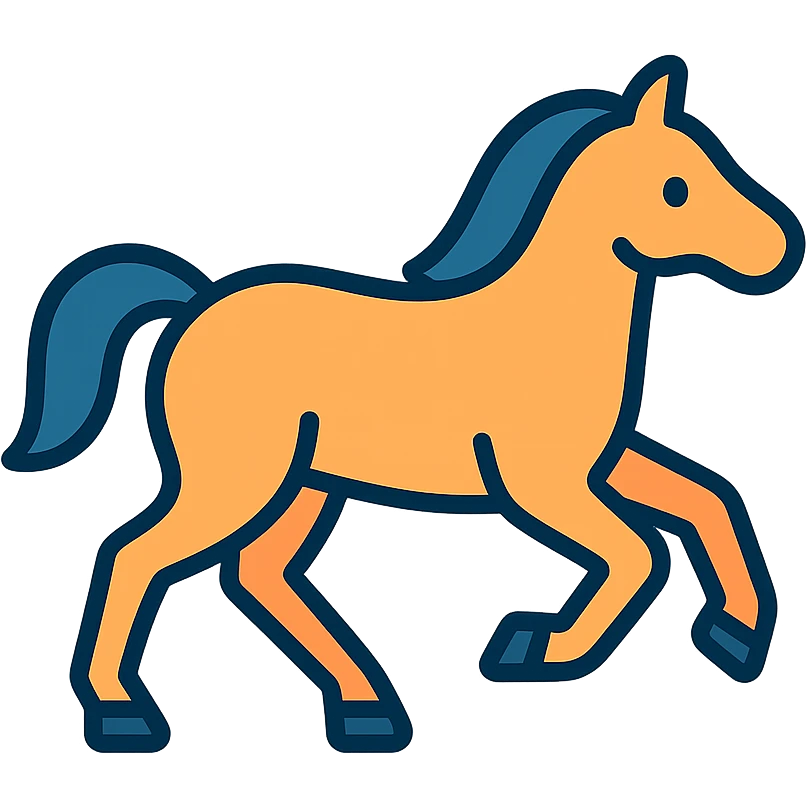 galloping horse emoji