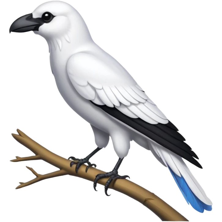 white crow emoji