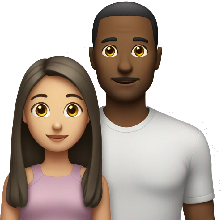 Man next to girl emoji