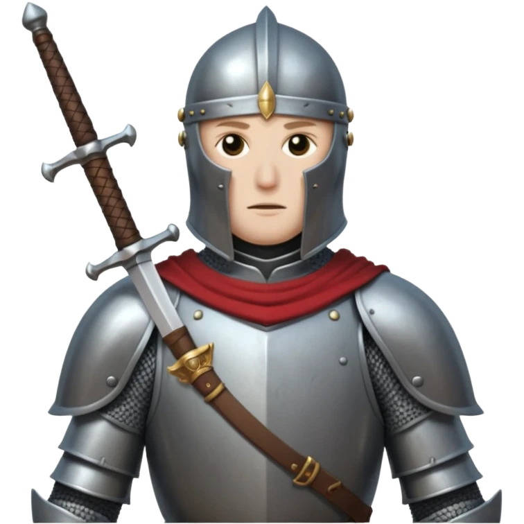 Headless Knight with Sword close up emoji