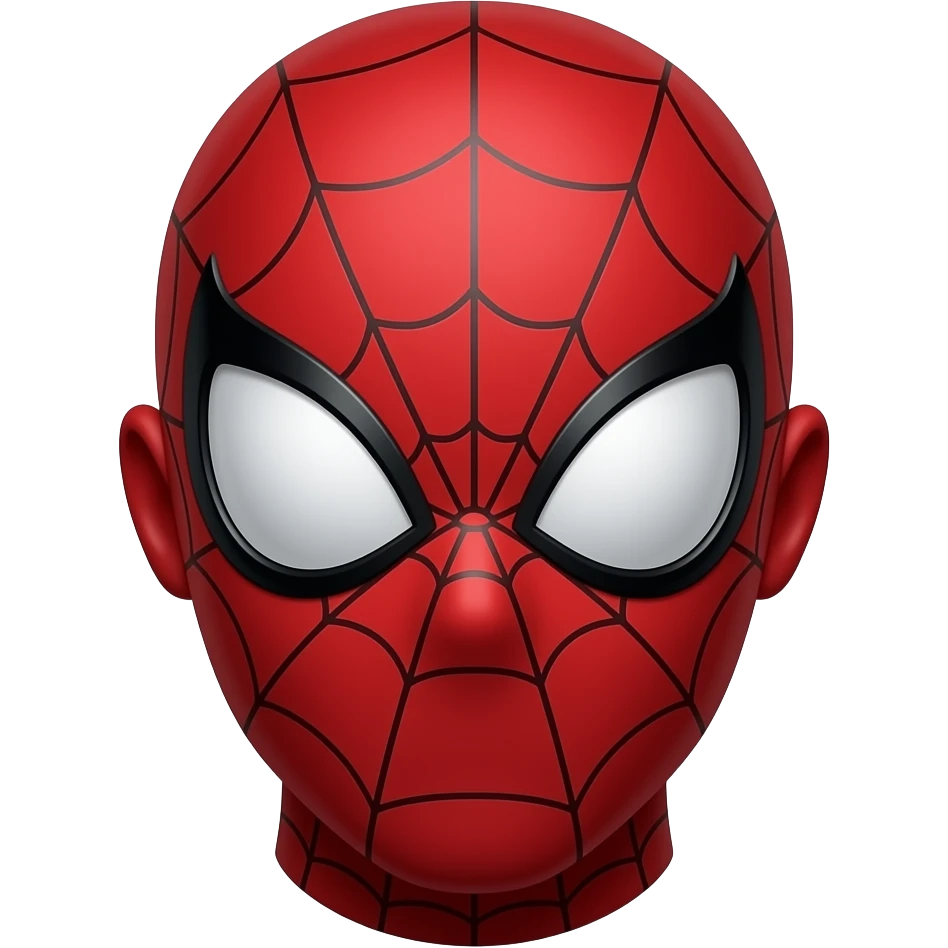Spiderman full face emoji