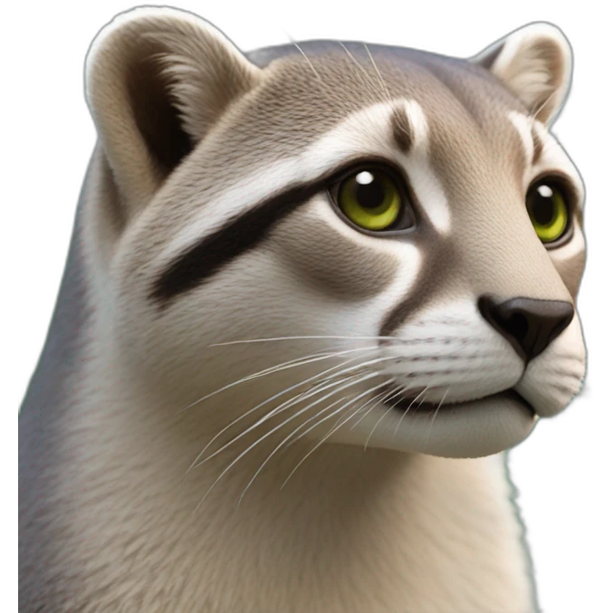 Pic vert sur loutre emoji