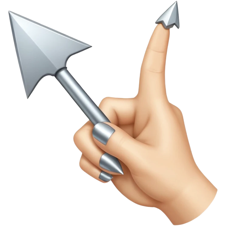  arrow show to finger emoji