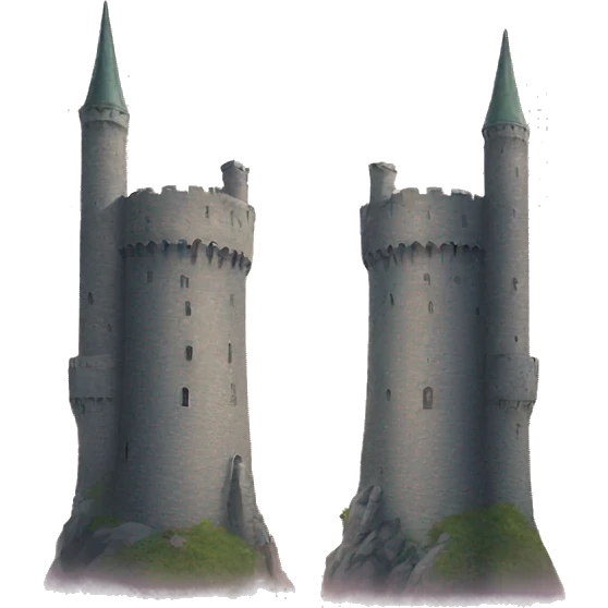 two towers emoji