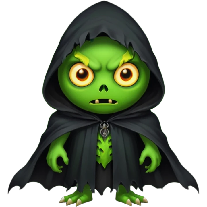 halloween themed monster with "Sythe" emoji