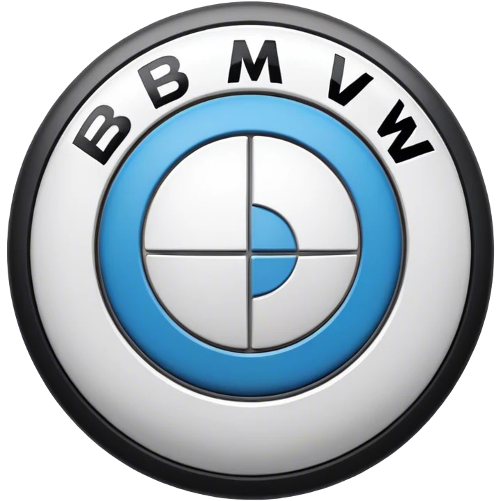 Crea un emoji con el logo de BMW emoji