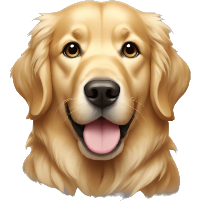 Golden retriever called Thor emoji