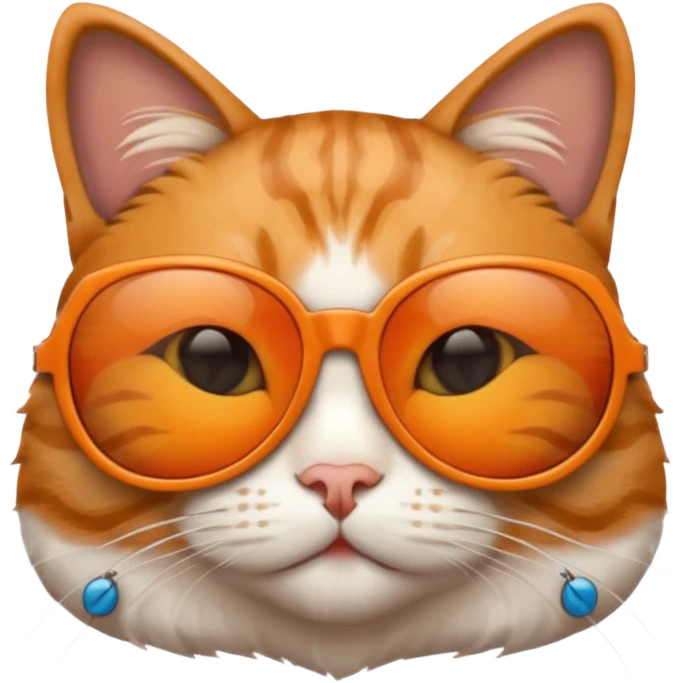 Cat wearing sunglasses emoji
