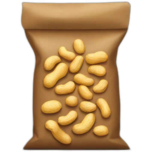 Bag of peanuts emoji