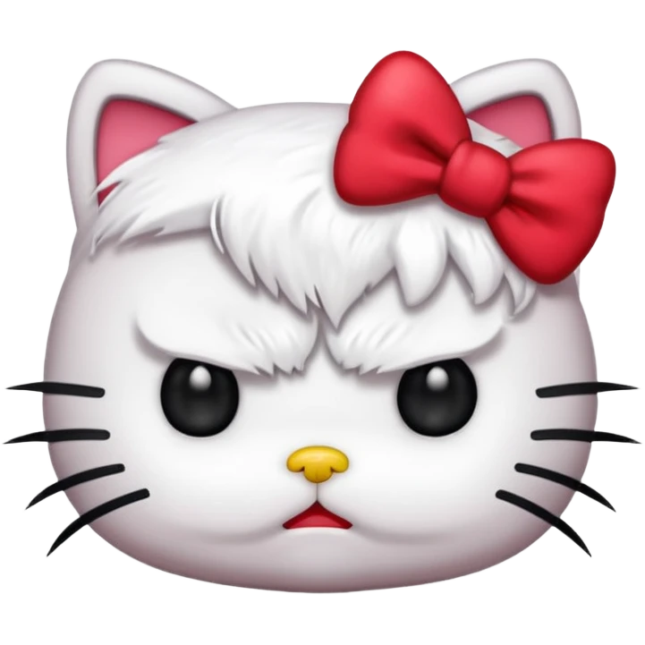 Angry hello kitty  emoji