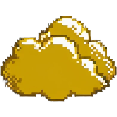 golden Flying Nimbus cloud from Dragon Ball anime emoji