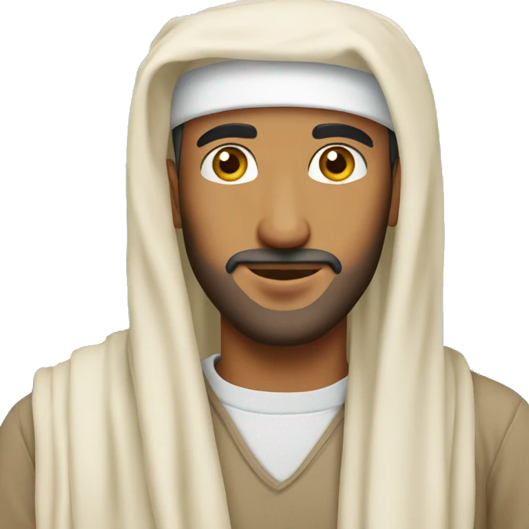 Arab man emoji on dating app emoji