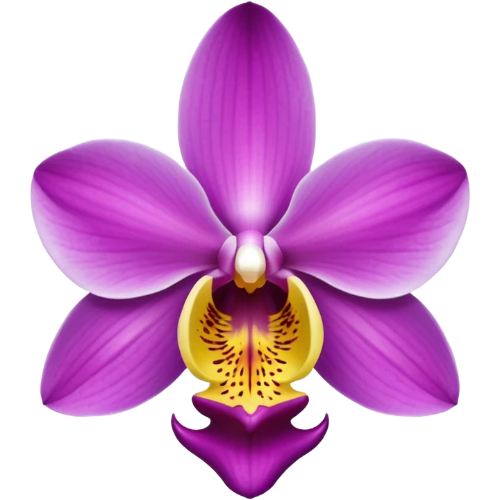 Orchid flower emoji
