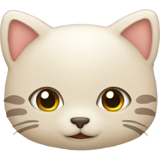 Chat mignon emoji