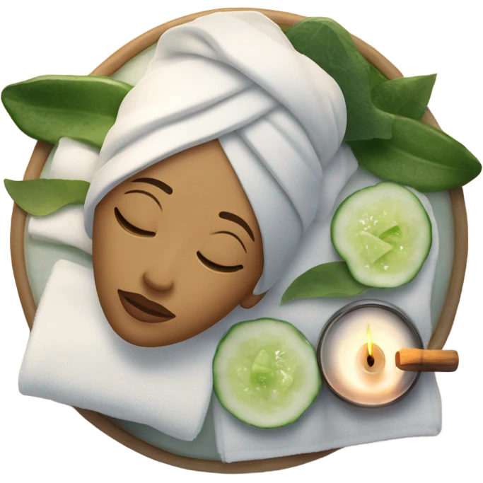 Spa day emoji