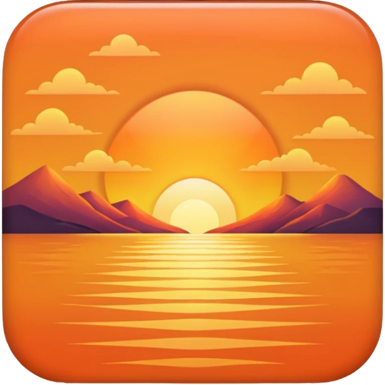 sunset emoji