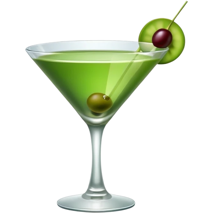 green martini emoji