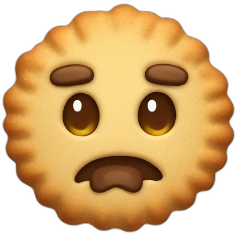 Biscuit, aggressive  emoji