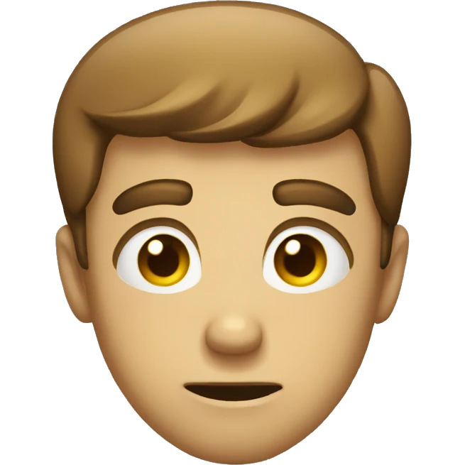 Dissatisfied smile emoji